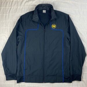 Nike Lebron James Zip Up Windbreaker Jacket Men's Large Black Track Basketball